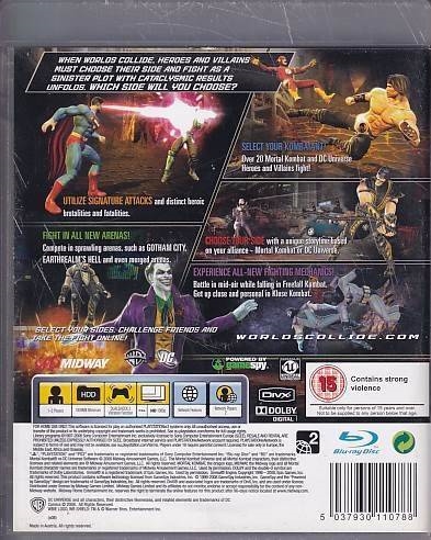 Mortal Kombat vs DC Universe - PS3 - (B Grade) (Genbrug)